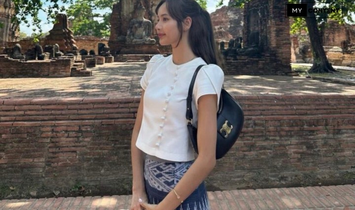 ชุดไทยใส่ไปวัด ผู้หญิง ล่าสุด ลิซ่า