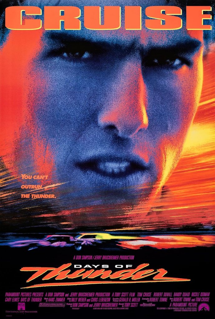 หนังเกี่ยวกับแข่งรถ เรื่อง Days of Thunder (1990)