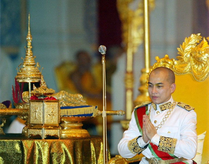 พระมหากษัตริย์กัมพูชาในปัจจุบัน Norodom Sihamoni