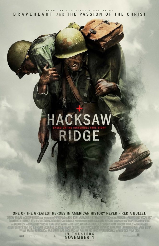 หนังเกี่ยวกับทหาร เรื่อง Hacksaw Ridge (2016)