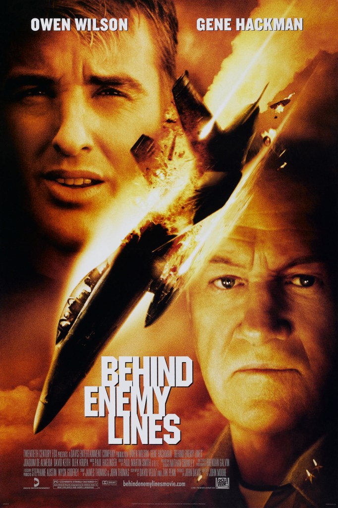 หนังเกี่ยวกับเครื่องบินรบ เรื่อง Behind Enemy Lines (2001)