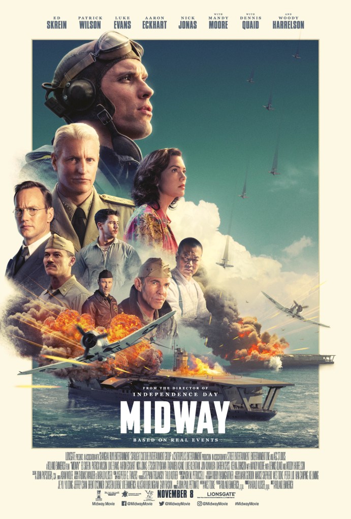 หนังเกี่ยวกับเครื่องบินรบ เรื่อง Midway (2019)
