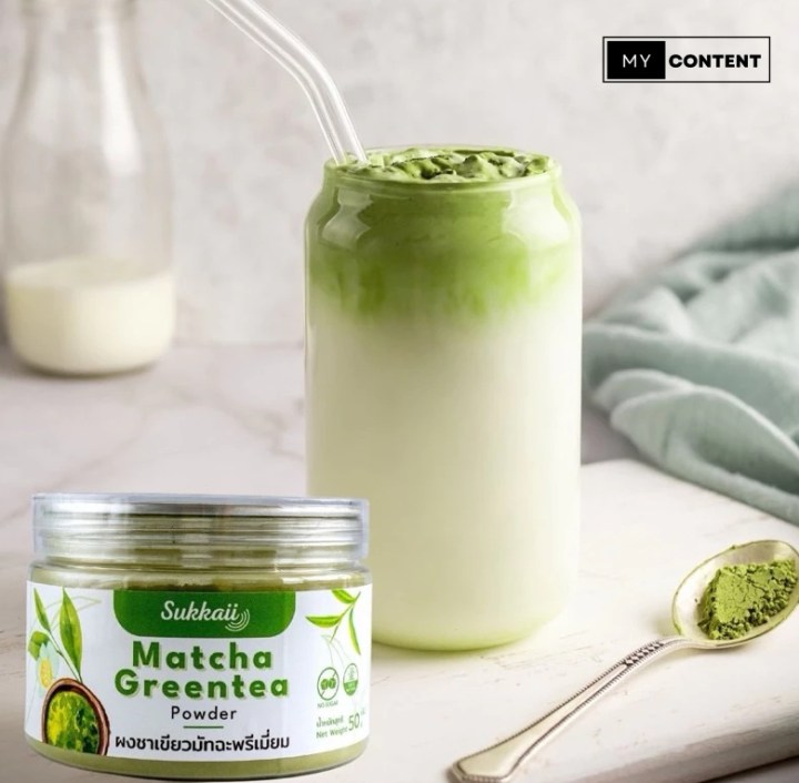 ผงมัทฉะ ยี่ห้อไหนดี : Sukkaii ผงมัทฉะพรีเมี่ยม