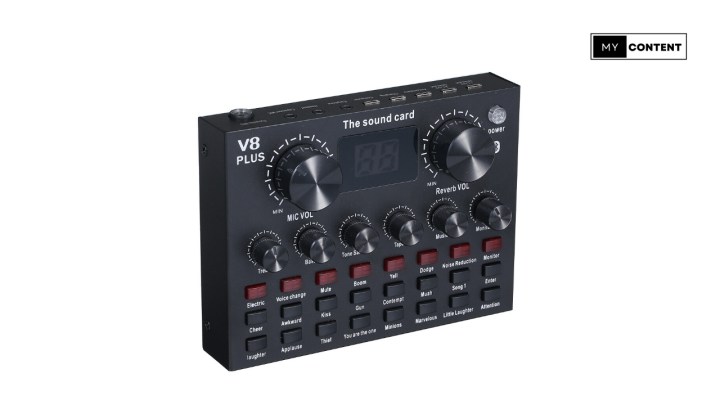 ซาวน์การ์ด ยี่ห้อ V8 Plus / V9 Sound Card