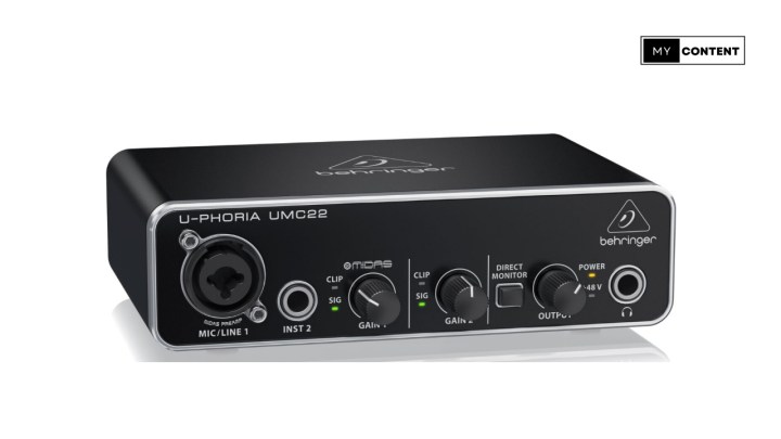 ซาวน์การ์ด ยี่ห้อ Behringer UMC22