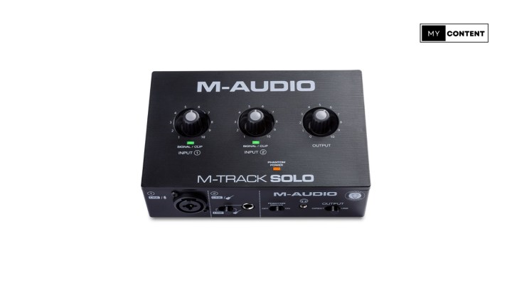 ซาวน์การ์ด ยี่ห้อ M-Audio M-Track Solo