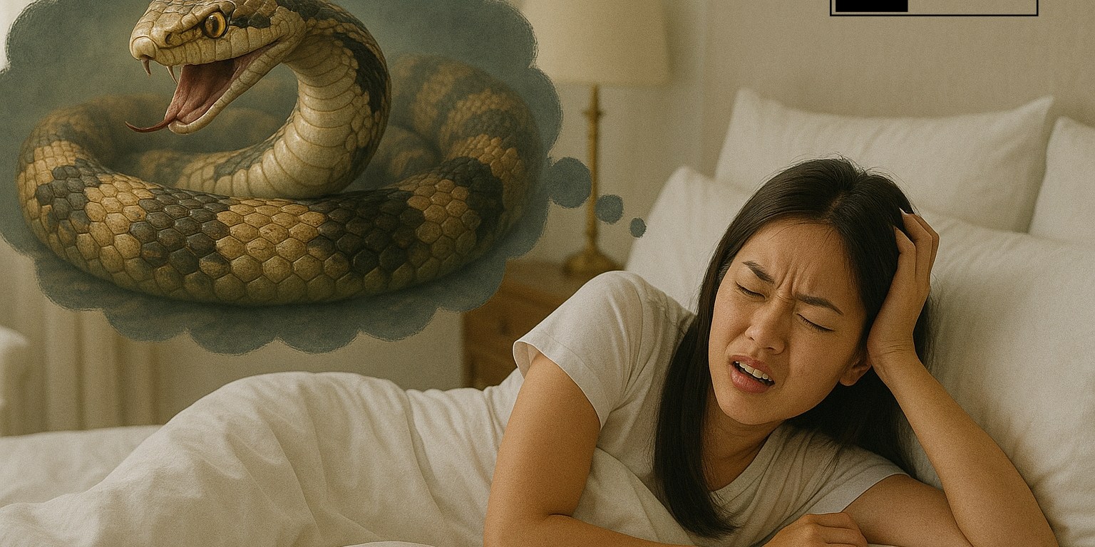 ฝันเห็นงูมีพิษ และไม่มีพิษ หมายถึงอะไร?