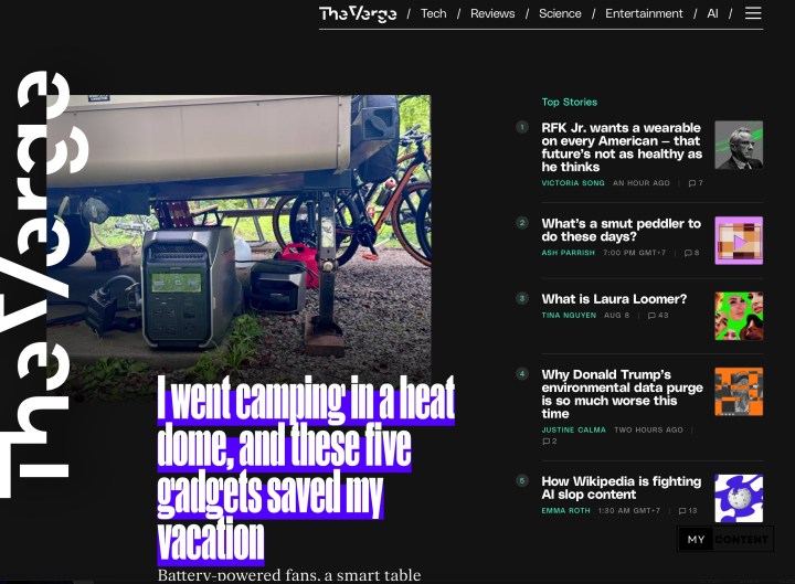 เว็บไซต์ The Verge