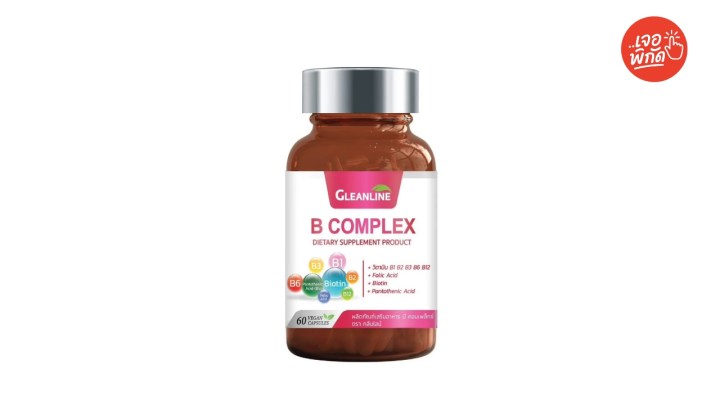 วิตามินบีรวม ยี่ห้อ Gleanline B Complex 500 มก.