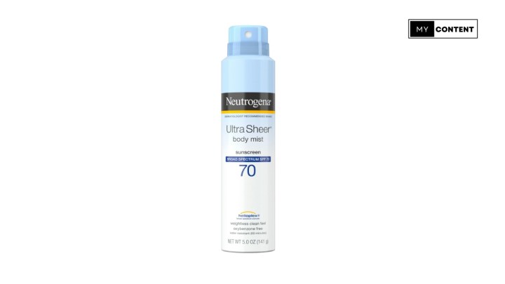 กันแดดทาตัว ยี่ห้อ Neutrogena Ultra Sheer Body Mist Sunscreen SPF 70