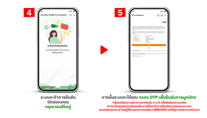 วิธีลงทะเบียนรถไฟฟ้า 20 บาท