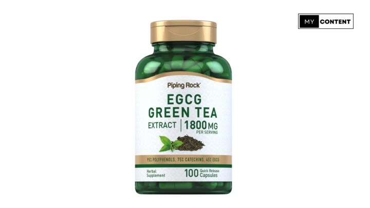 อาหารเสริมโพลีฟีนอล ยี่ห้อ EGCG Green Tea – Standardized Extract 1,800 mg/เสิร์ฟ (100 แคปซูลปลดปล่อยเร็ว)