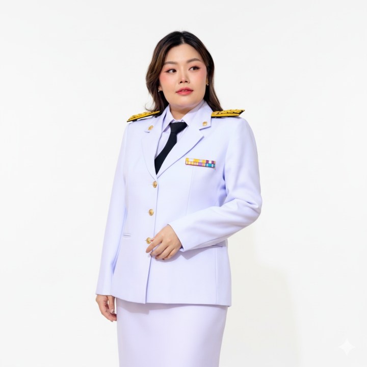 ชุดข้าราชการสีขาว ซื้อที่ไหน