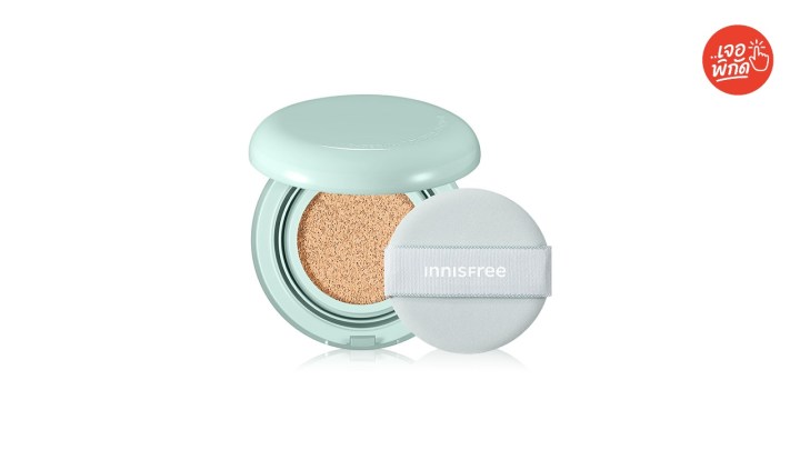 รองพื้นผสมกันแดด ยี่ห้อ Innisfree Airy Cushion SPF50/PA+++