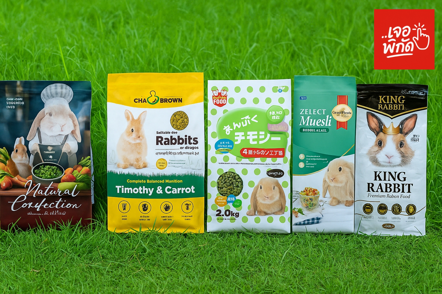 อาหารกระต่าย 15 ยี่ห้อยอดนิยม สำหรับเลี้ยงตัวเดียวและฟาร์ม