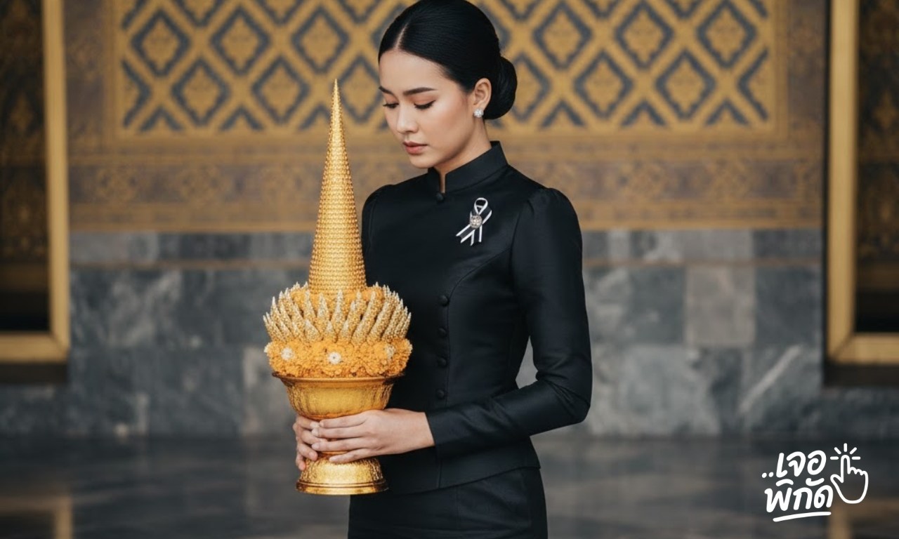 แจก 7 Prompt Gemini “ชุดไทยผู้หญิง ใส่ชุดไทยจิตรลดา” ถวายความอาลัย