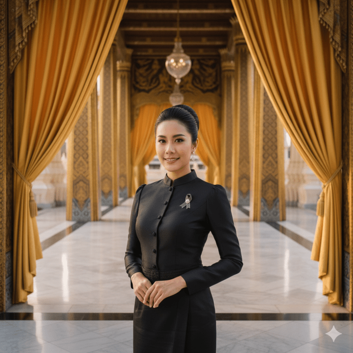 Prompt สวมชุดไทย ฉากวัดอรุณ