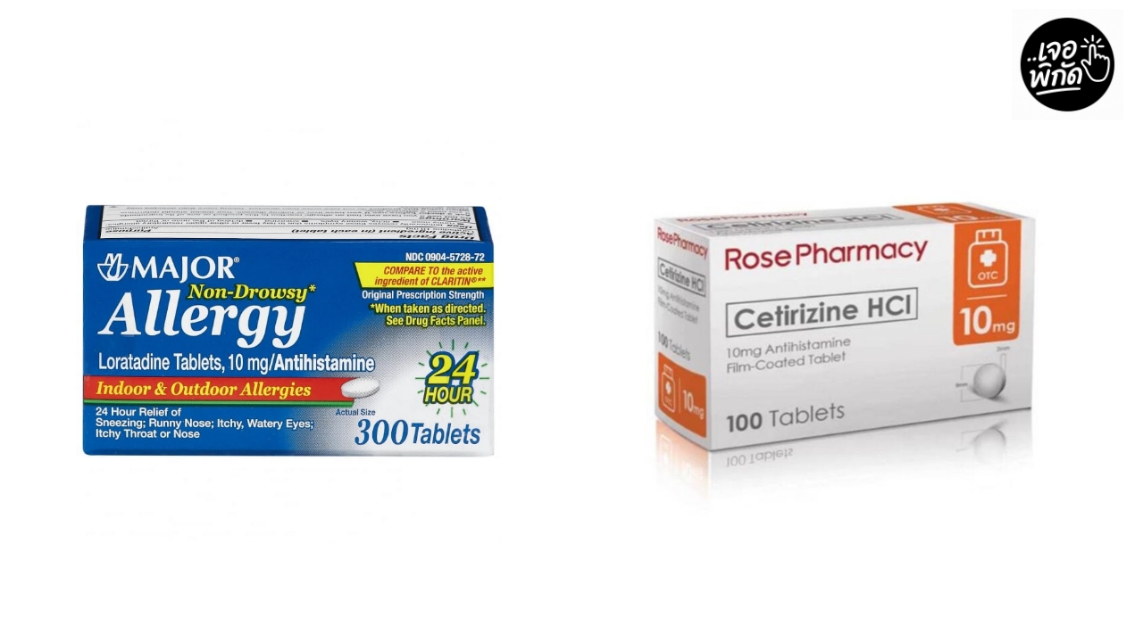Loratadine กับ Cetirizine ต่างกันอย่างไร? เลือกตัวไหนดีถึงจะหายแพ้และไม่ง่วง