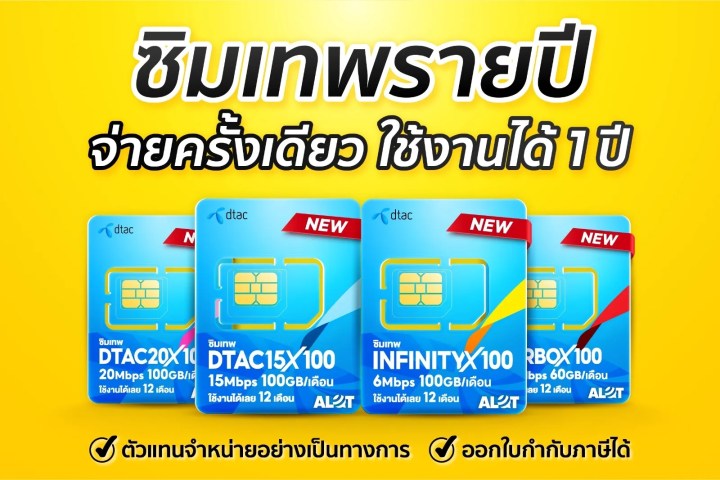 ซิม Dtac รายปี 2569 รวมโปรเน็ตสุดแรง เน็ตไม่อั้น และวิธีซื้อให้คุ้มที่สุด