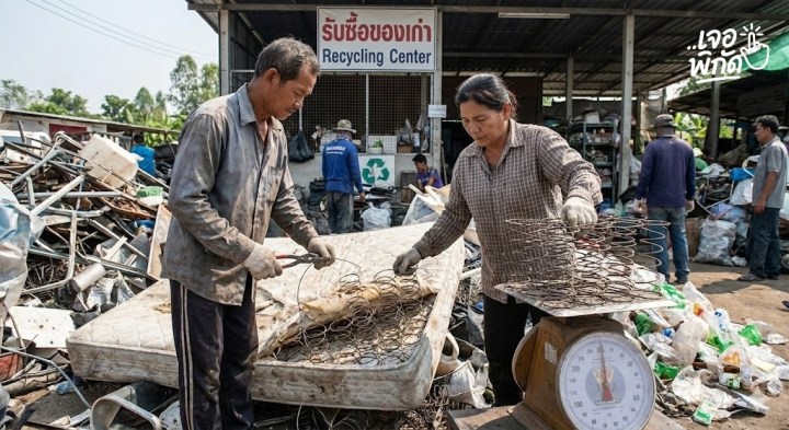 ทิ้งฟูกที่นอนที่ไหนดี