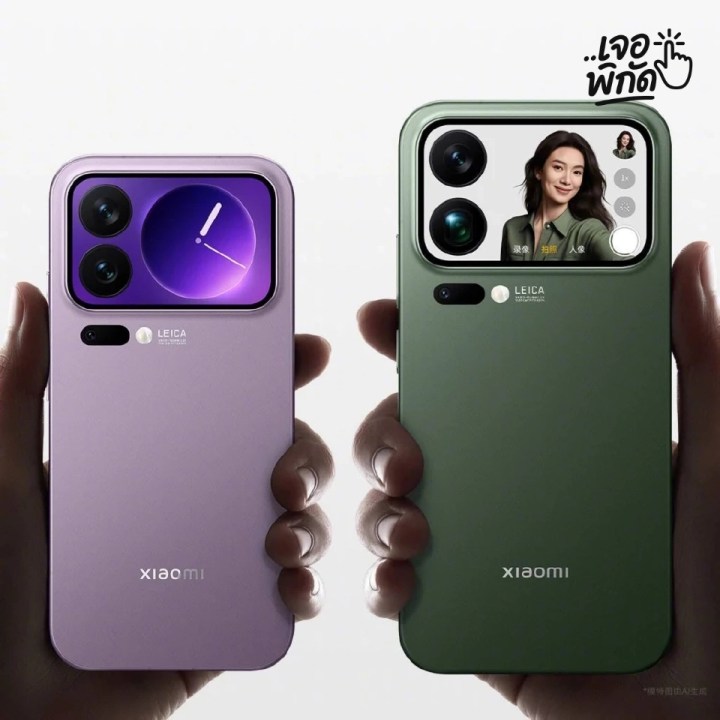 หน้าจอด้านหลัง (Dynamic Back Display)
Xiaomi 17 Pro และ Xiaomi 17 Pro Max