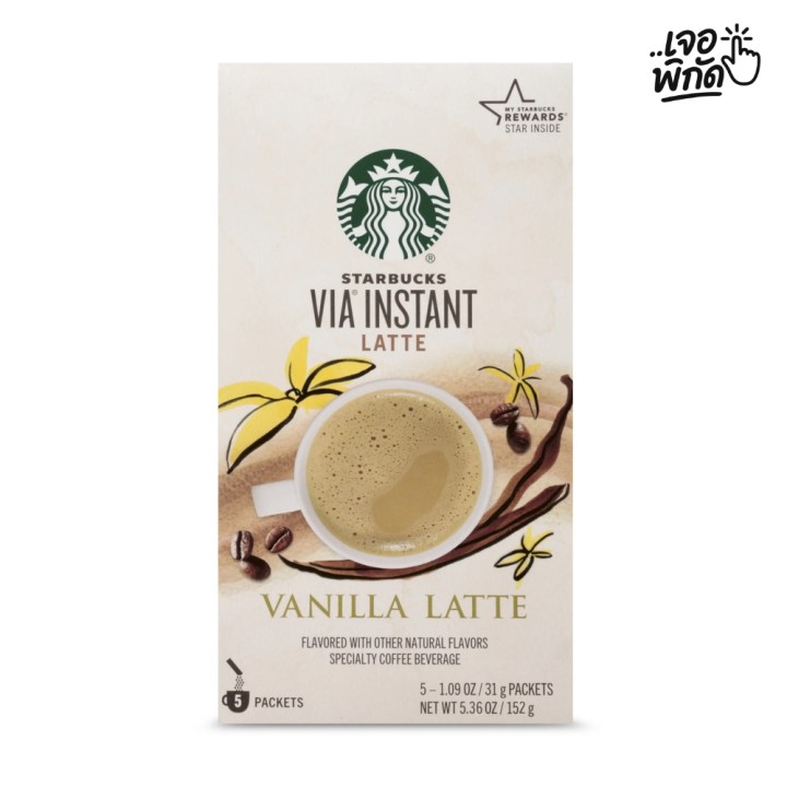 กาแฟซองสำเร็จรูป ยี่ห้อ : Starbucks VIA Instant Coffee (Microground Technology)