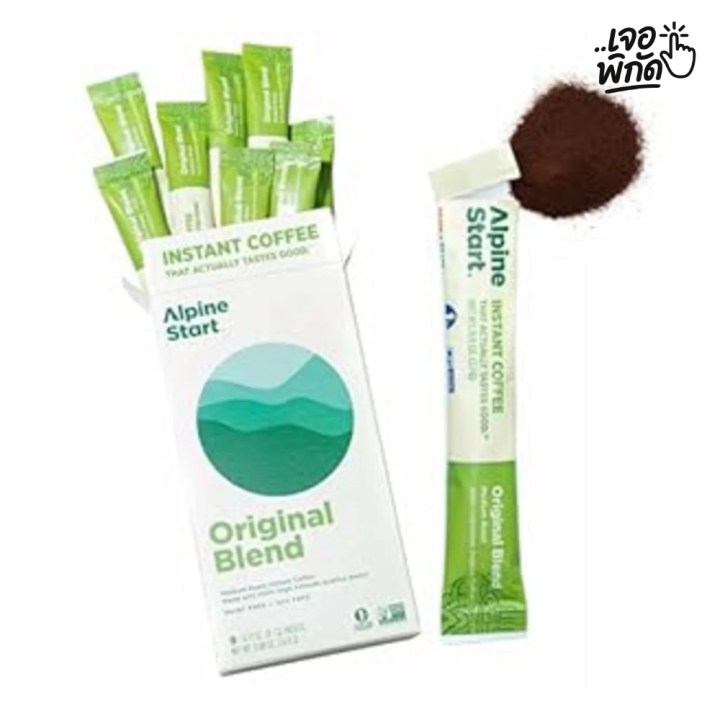 กาแฟซองสำเร็จรูป ยี่ห้อ : Alpine Start Instant Coffee