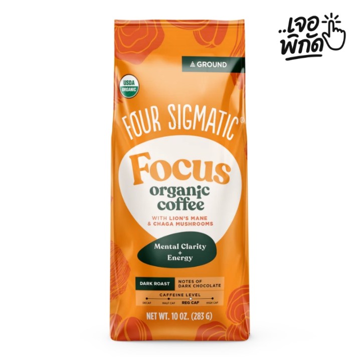 กาแฟซองสำเร็จรูป ยี่ห้อ : FOUR SIGMATIC Mushroom Coffee Mix