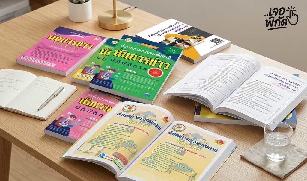 5 หนังสือคู่มือสอบ นักการข่าวปฏิบัติการ สำนักข่าวกรองแห่งชาติ 2569/2026