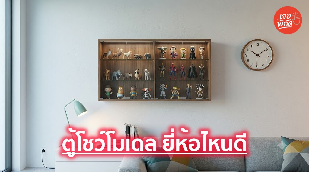 ตกแต่งผนังบ้านด้วยตู้โชว์โมเดล POP MART ขนาด 3/5/6/7 ชั้น
