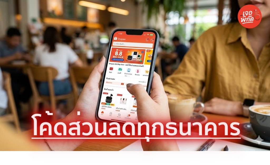 โค้ดส่วนลด SHOPEE x พาร์ทเนอร์บัตรเครดิตและเดบิตทุกธนาคาร (อัปเดตปี 2569/2026)