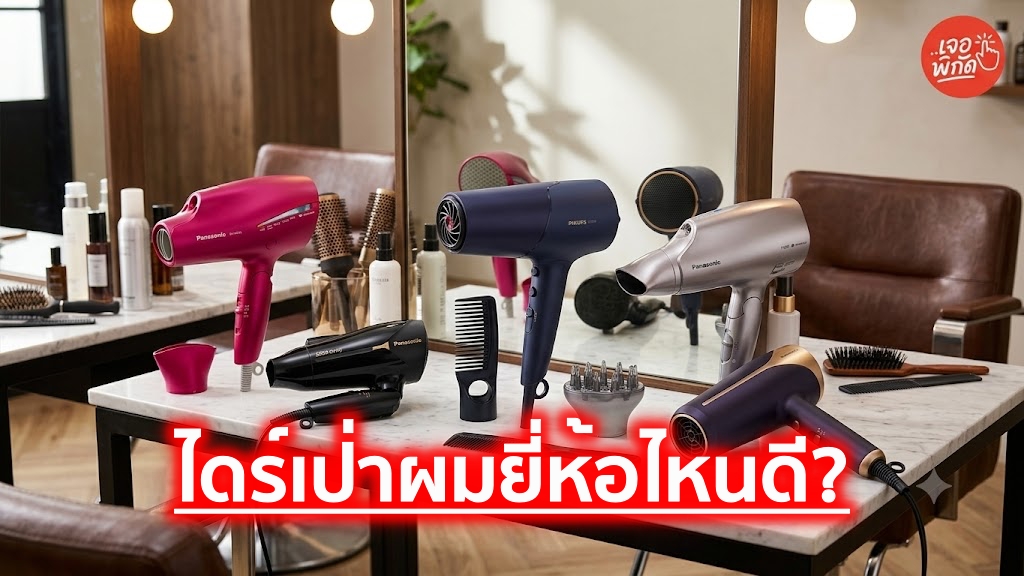 ไดร์เป่าผมยี่ห้อไหนดี
