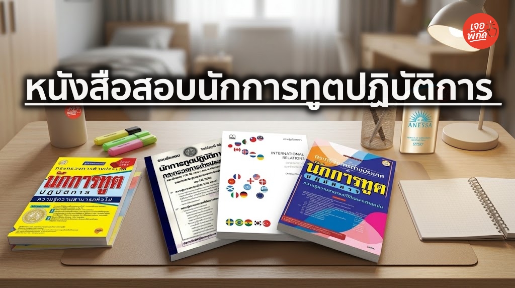 10 หนังสือสอบ นักการทูตปฏิบัติการ เก็งข้อสอบตรงสาย เพิ่มความมั่นใจก่อนสอบจริง 