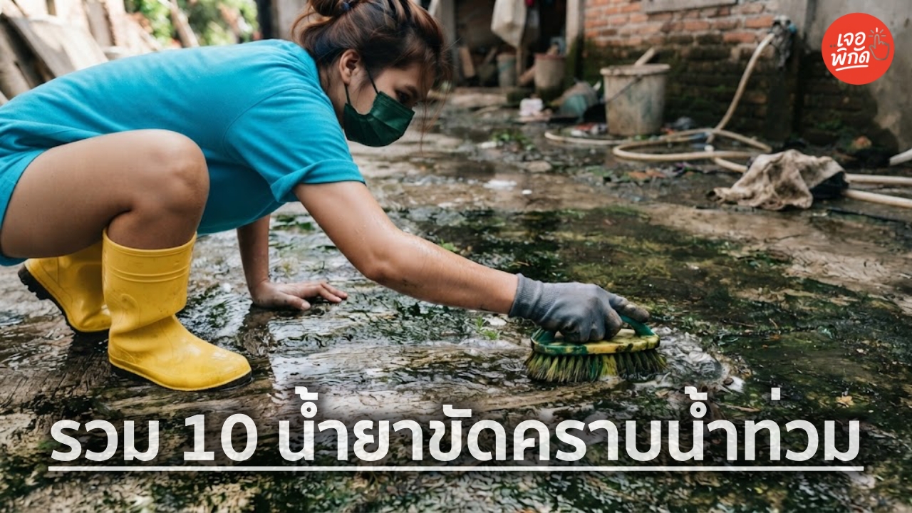 น้ำยาขัดพื้น น้ำท่วม ยี่ห้อไหนดี